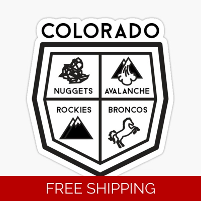 NHL Colorado Avalanche hockey Die Cut Vinyl Decal sticker NHL Colorado Avalanche hockey Die Cut Vinyl Decal sticker
